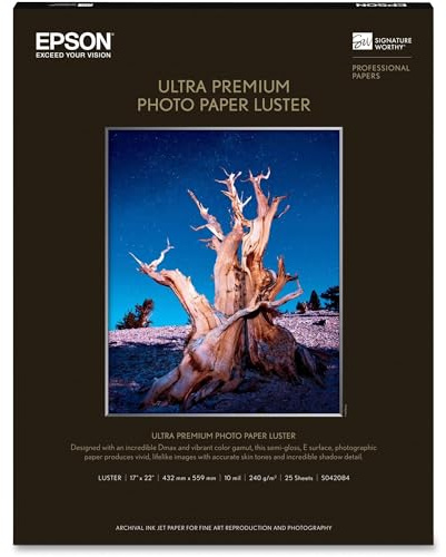 Epson Ultra Premium Fotopapier LUSTER (43,2 x 55,9 cm), 25 Blatt (S042084)