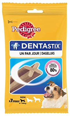 Pedigree DentaStix Mini – Snack For Oral Hygiene for Puppies and Small Dogs