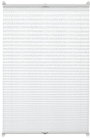 Gardinia 33894 Easyfix Plissee Ausbrenner Dot, 70 x 130, weiß
