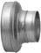 Metal Reducer Hydroponics Extractor Fan Flexible Solid Ducting 4 5 6 8 10 12 (12 315mm to 8 200mm)