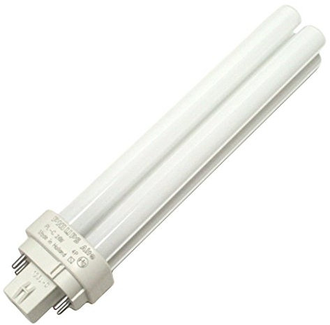 Philips Iluminación 38336 – 4 – PL-C 26 W/835/4P/alto – 26 W CFL – Bombilla fluorescente compacta – 4 pin G24q-3 Base – 3500 K -