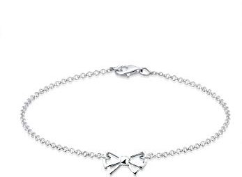 Elli Armband Damen Schleife Bow Romantik Verspielt Basic in 925 Sterling Silber