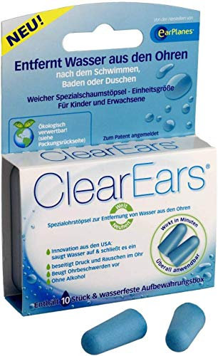 CLEAREARS Ohrstöpsel z.Wasserentfernung 10 St