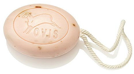 Ovis Seife Oval Kordel 10x7x4,5 cm 200 g Wildrose