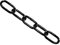 Faithfull FAICHBL615 Black Japanned Steel Chain Reel 6mm Dia. x 5M Length 250 kg Load Limit