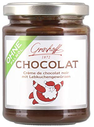 Grashoff CHOCOLAT dunkle Schoko-Creme mit Lebkuchengewürzen 250 g