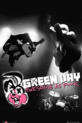 Green Day - Awesome as - Musikposter Punk Rock - Grösse 61x91,5 cm