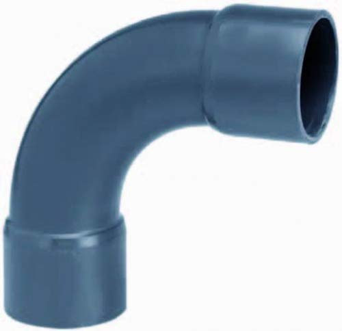 SIBO coudé 90 ° 63 mm Manchon adhésives