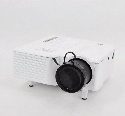 Mini Home HD LED Projector with Remote Control- 320x240, 48 Lumens, 300:1, VG...