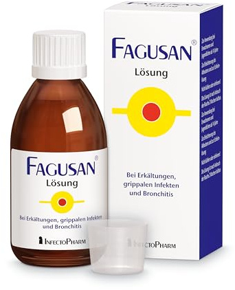 Fagusan Lösung, 200 ml – Schleimlöser für Erwachsene und Jugendliche ab 14 Jahren | Bei Erkältungen, grippalen Infekten und Bronchitis | Löst den Schleim und erleichtert das Abhusten