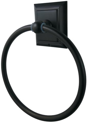 Kingston Brass Millennium Towel-Ring, 7.63, Oil Rubbed Bronze