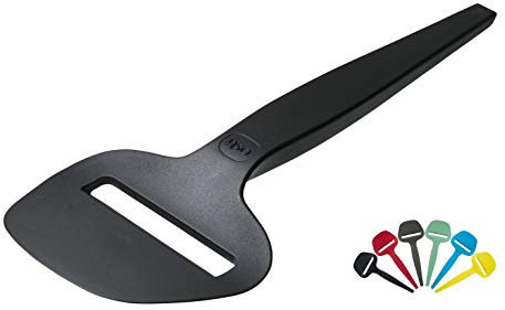 Osti 01 (Black) Cheese Plane – Handheld Durable Wireless Cheese Slicer for Perfect Slices of Hard, semi-Hard and semi-Soft Block Cheese – Dishwasher Safe – Danish Design Cheese Cutter