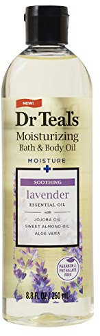 Dr Teal's Pure Epsom Salt Body Oil Soothe & Sleep with Lavender 260 ml