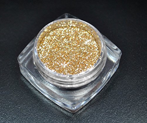 Premium Glitzer Glitter Puder Gold Sahara für Nailart