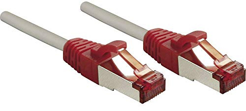 LINDY 47837 1m Crossover Cat.6 S/FTP Netzwerkkabel, grau