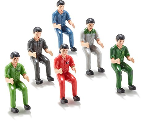 siku 7071, Tractor Drivers Accessory Set, 1:32, Plastic, Various colours, 6 pieces, Compatible with tractors
