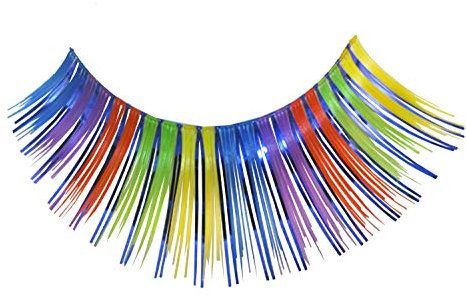 Eulenspiegel 000496 - Wimpern Regenbogen, 1 ml Spezial-Wimpernkleber, Anleitung