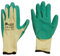 Xclou Universalhandschuhe, atmungsaktive Gartenhandschuhe in Größe 9 (L), gummibeschichtetes Gartenzubehör für Gartenarbeit, Gartenbedarf für Sicherheit, ca. 26 x 12 x 1 cm, grün