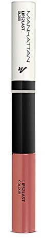 Manhattan Lips2Last Colour&Gloss, Lippenfarbe und Lipgloss in einem, Farbe Nude Blush 59L, 1 x 8ml