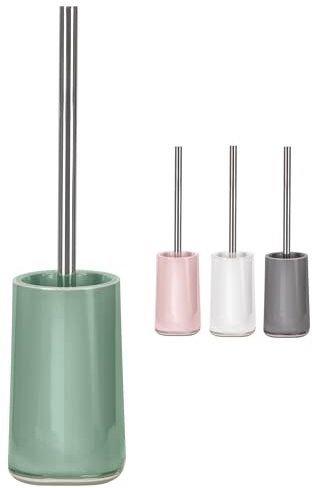KW Luxury Gloss Finish Toilet Brush and Holder (Maldives Green)