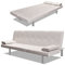 vidaXL Sofabett 2 Kissen Schlafcouch Schlafsofa Gästesofa Sofa Klappsofa Couch
