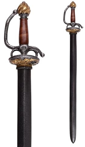 Epic Armoury Degen aus Schaumstoff ca 85cm lang LARP Rapier Mittelalter Ritterschwert Polsterwaffe