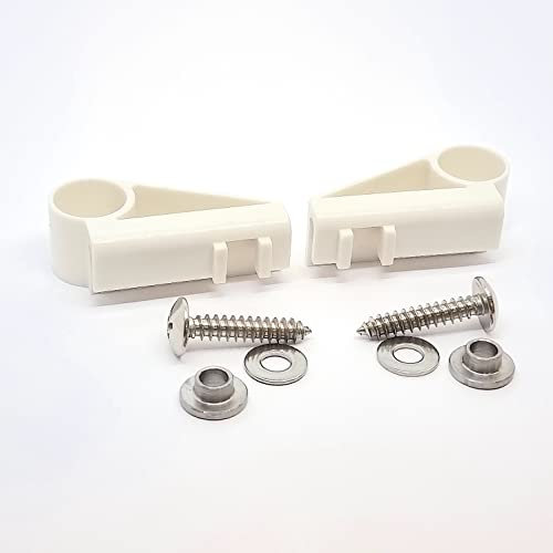 Sovereign Shower Door Guides Replacements Spares DIY Set of 2 White SP9
