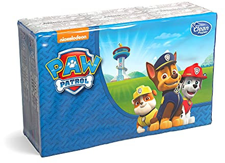 Clean Paper Taschentücher Paw Patrol – 1 Packung von 6 Pakete