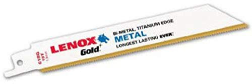 LENOX Gold 656GR MET RECIP BLD 6IN 6TPI 5PK