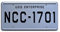 USS Enterprise | NCC-1701 | Metallkennzeichen
