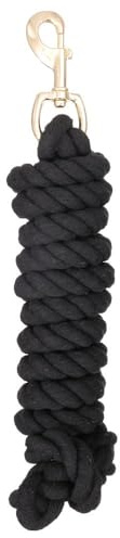 Tough1 Economy Cotton Lead with Bolt Snap - Black