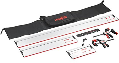 Mafell Guide Rails Bag Set for Plunge Saw, Includes Clamps & Accessories Case, Model M204749, 6 kg