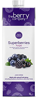 THE BERRY COMPANY JUICE DRINKS Superberry Purple 1litre (PACK OF 12)