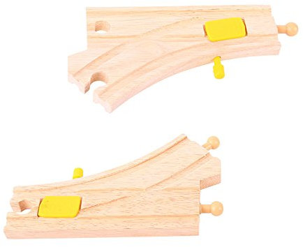 Bigjigs Rail Mechanische Weiche (Pack von 2)
