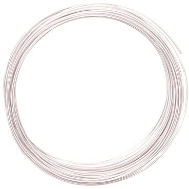 Vaessen Creative Aluminiumdraht, Zartes, 1mm x 10m, Aluminium Wire, Basteldraht, Dekodraht, Floristikdraht Aludraht Schmuck 1 mm x 10 Meter | Biegsam Schmuckdraht Misty Pink, 100 x 0.1 x 0.1 cm