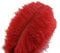 Sowder 10pcs Strauß-Federn 12-14inch (30-35cm) für Haupthochzeits-Dekoration (rot)