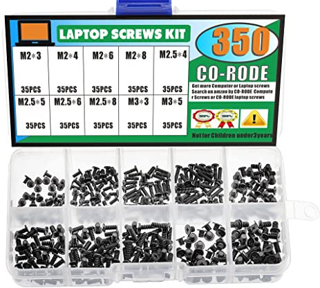 350 pcs pour ordinateur portable ordinateur portable Computer Vis Ensemble de kit pour IBM HP Dell Lenovo Samsung Sony Toshiba Gateway