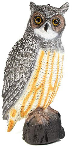 mgc24® Waldohreule Hedwig - Gartendeko Tierfigur Taubenschreck Vogelabwehr