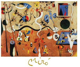 Joan Miró Poster/Kunstdruck Il Carnevale d'Arlecchino 80 x 60 cm