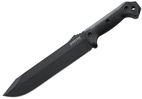Kabar 200090 Becker Combat Bowie, Black GFN Handle, Black Blade, Plain