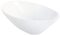 ASA 1988013 Schale asymmetrisch - Fine Bone China Porzellan - weiß - Länge 11,5 cm