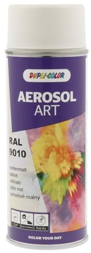 DUPLI-COLOR 655821 AEROSOL ART RAL 9010 reinweiß seidenmatt 400 ml