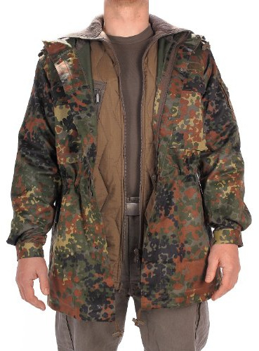 Mil-Tec Herren jakke-10107021 Jacke, Flecktarn, 98 EU