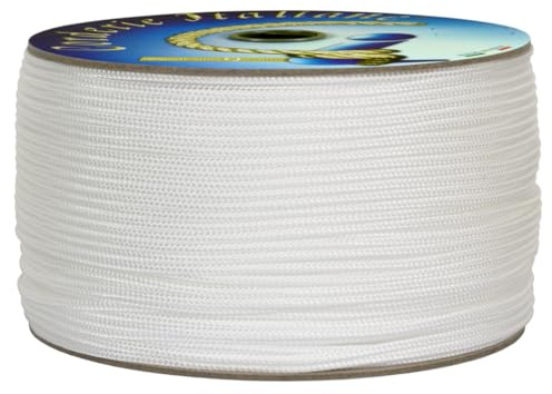 Corderie Italiane 006036753 Cordon tressé de création Blanc 3 mm - 40 m