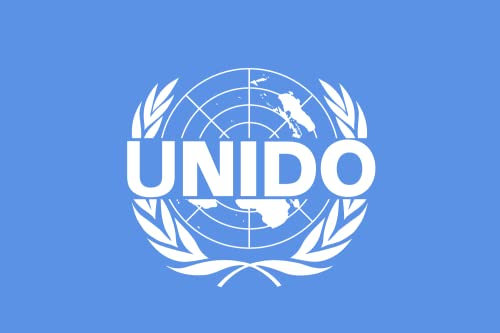 magFlags Flagge: Large United Nations Industrial Development Organization | United Nations Industrial Development Organization UNIDO | Organisation der Vereinten Nationen für industrielle
