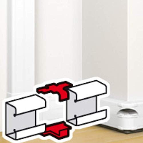 Eclisse de jonction pour goulotte Mosaic 50x145mm - blanc