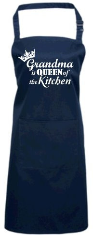 Edward Sinclair Oma Queen of the Kitchen Kochschürze / Backschürze Gr. Einheitsgröße, navy