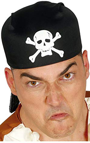 Guirca Fiestas GUI13665 - Piratenhut aus schwarzem Stoff