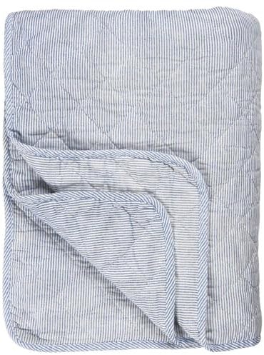 IB Laursen Quilt blau/Weiss gestreift [W]