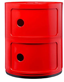 Kartell Componibile Elementos Componibles, Rojo, 32 x 40 x 33 cm
